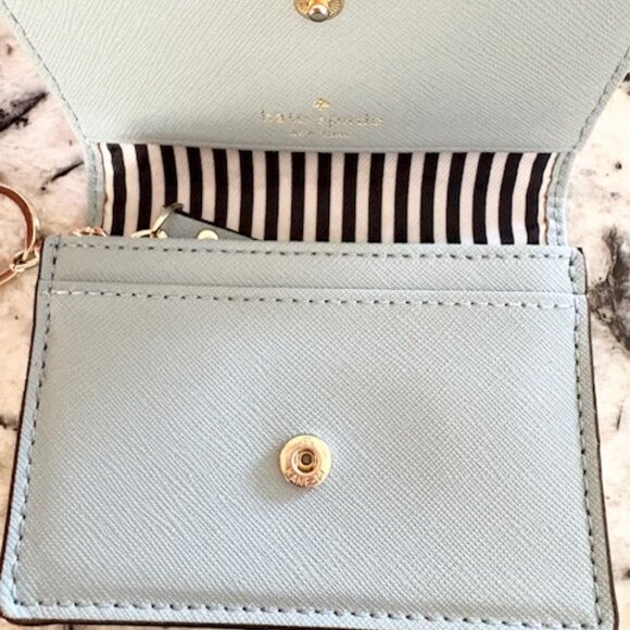 Kate Spade Bifold Snap Cardholder with Keyring - Picture 4 of 5